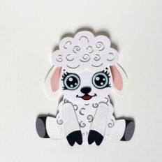 Paper baby sheep