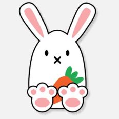 Tinny Bunny Sticker 06