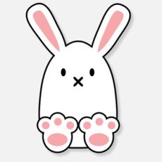 Tinny Bunny Sticker 04