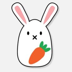 Tinny Bunny Sticker 03