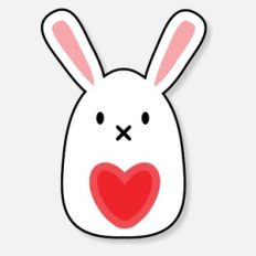 Tinny Bunny Sticker 02