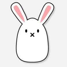 Tinny Bunny Sticker 01