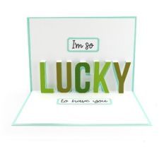 5X7 Pop Up Card St Patrick's Day