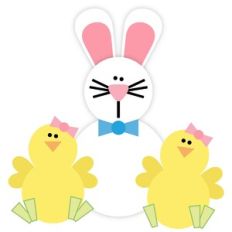 Easter Bunny and Chick