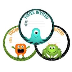 Little Monster Party Invitations
