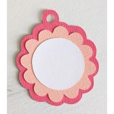 flower easter gift tag