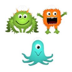 Little Monster Goodie Bag Tags