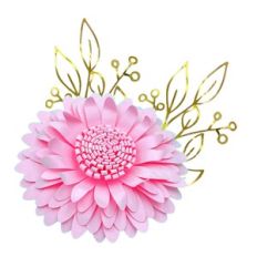 FLOWER 174 WITH FOLIAGE 38