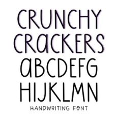 BFC Crunchy Crackers Handwriting Font