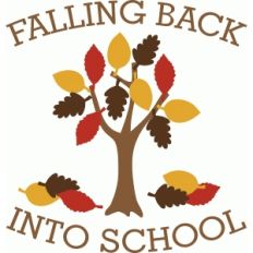 'falling back into school' tree and phrase