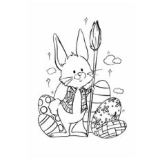 Easter Coloring Page