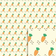 CUTE CARROT PATTERN