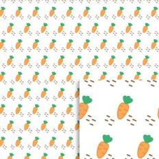 CUTE CARROT PATTERN