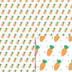 CUTE CARROT PATTERN