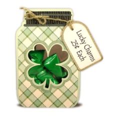 Box Shamrock Thin Treat Jar