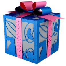 Easter Bunny and Butterfly Filigree Box