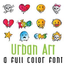 Urban Art Full Color Font