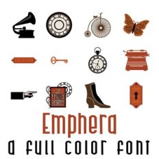 Emphera Full Color Font