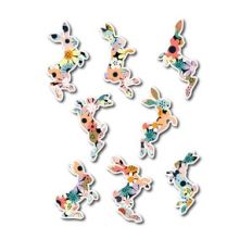 Dancing Flower Rabbits stickers