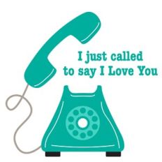 Retro phone - I just called to say i love you