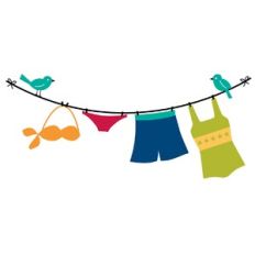 Clothesline and Bathing Suits