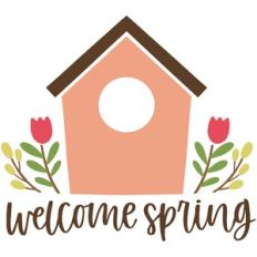 Welcome Spring Birdhouse