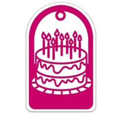 Birthday Cake Gift Tag