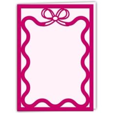 Ribbon Wavy Aperture Card