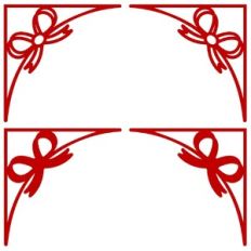 Ribbon Bow Corners
