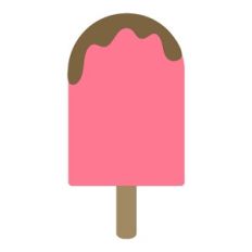 Popsicle with Dripping Chocolate