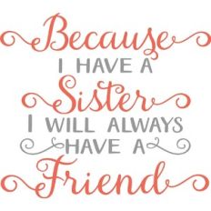 Because I have a Sister