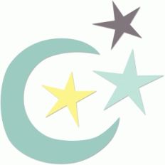 moon and stars
