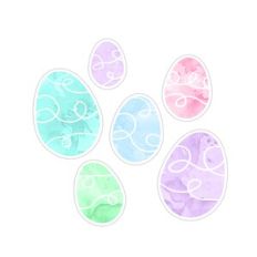 Easter Egg Stickers