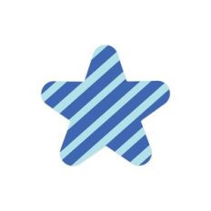 Blue Striped Star