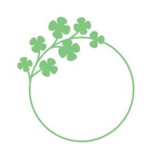 St Patricks Day monogram frame