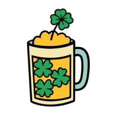 St Patricks Day Leprechaun drink