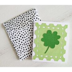 clover stamp card and envelope