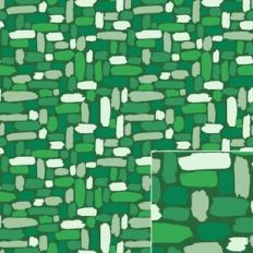 Abstract Green Monochrome Paint Brush Strokes Printable Pattern