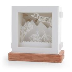 Lighted Shadowbox Summer