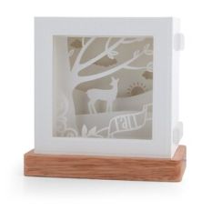 Lighted Shadowbox Fall