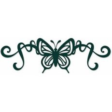 butterfly flourished border