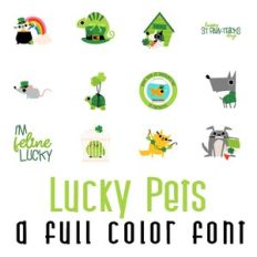 Lucky Pets Full Color Font