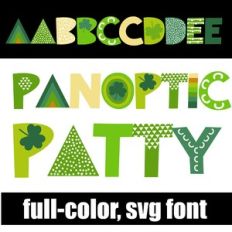 Panoptic Patty Color Font