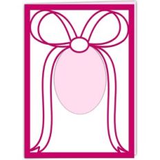 Ribbon Bow Aperture Card