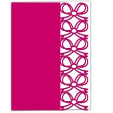 Ribbon Bow Laced Edged Card