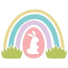 Rainbow Easter Bunny