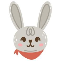 Bunny with Bandana