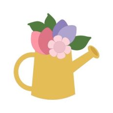 Watering Can Of Flowers
