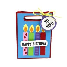 Birthday Candles Shopping Bag