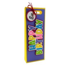 Happy Birthday Tall Shopping Bag